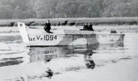 Three Wrens in an LCVP on the Beaulieu River. Janet Prentice in Requiem often travels in these craft. The LCVP carried one vehicle or 36 men and were fast. The crew was a Wren Petty Officer Coxswain and 2 Wrens. http://www.nevilshute.org/PhotoLine/PLD-1941-1950/pl-1941-1950-02.php