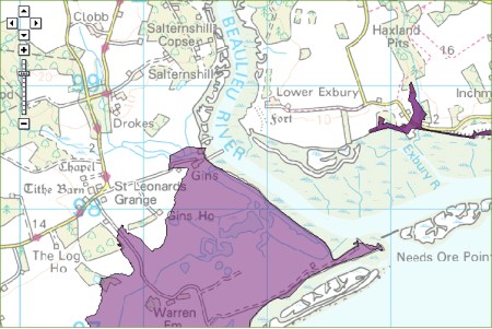 Environment Agency Flood Alert map issued on January 2nd at 17.03