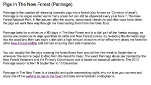 Source: http-//www.thenewforest.co.uk/discover/pigs.aspx